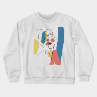 Denizko Abstract woman Crewneck Sweatshirt